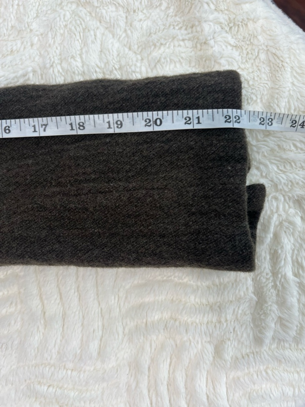 Zara Manteco Wool Blend Longline Coat Olive Green Minimalist XS - Picture 10 of 14